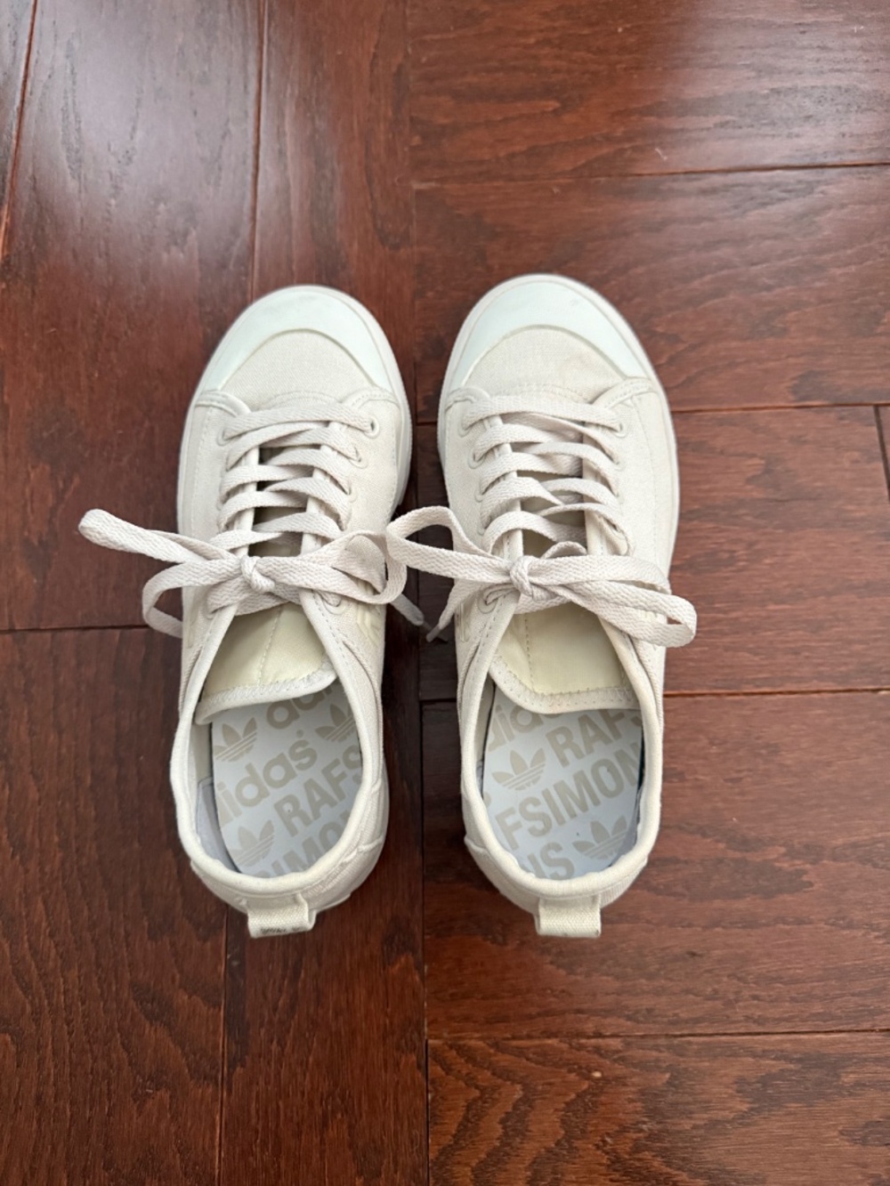 adidas x Raf Simons Spirit sneakers, white low top